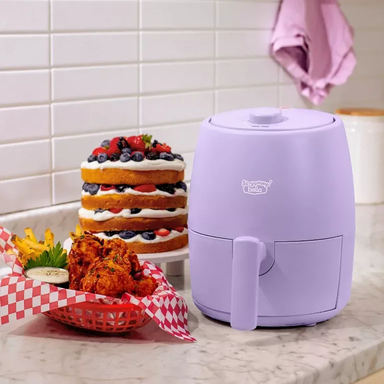 Pink air fryer bella discount