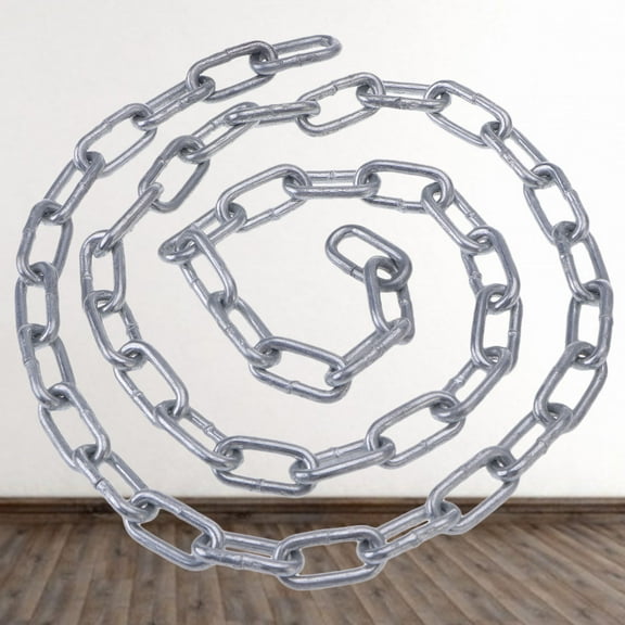 FELTECHELECTR 1Pack Zinc Plated Coil Chain Chain Connector Link 3M in Length 3MM Diameter for Industrial Settings