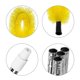 thumbnail image 4 of Telescopic Rod Eaves Cleaning Brush Grout Cleaner Debris Leaves Branches Remover Gutter Cleaning Tool Roofing Tool green and yellow, 4 of 4