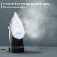 thumbnail image 5 of Rowenta Accesstream Cordreel Steam Iron for Clothes, Powerful 1725W, Stainless Steel Soleplate, Retractable Cord, Auto Shut-off, Anti-Drip, Black, DW2450U1, 5 of 10