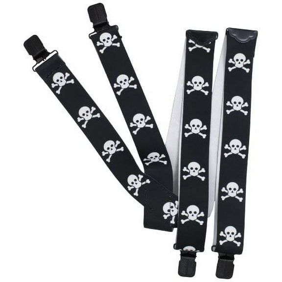 Reward Men's Crossbones Suspender, Black, One Size