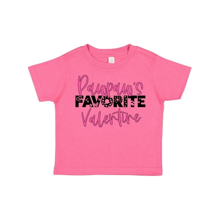 

Inktastic Pawpaw s Favorite Valentine Gift Toddler Boy or Toddler Girl T-Shirt