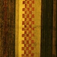thumbnail image 1 of Ahgly Company Indoor Square Abstract Yellow Modern Area Rugs, 8' Square, 1 of 4