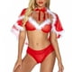 thumbnail image 4 of Conjunto de ropa interior sexy de Navidad para mujer, traje de cosplay de fiesta de lencería de encaje, S Advancent XX000091-01, 4 of 7