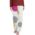 thumbnail image 2 of Tnhcen Women's Star Print Pajama Pants, Colorful Star Loungewear, Elastic Waist Lounge Pants, Soft Stretchy Sleep Pants, Floral Pattern Home Wear, Sizes S-5XL, 2 of 7