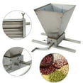 thumbnail image 2 of Dwellnix 2 Roller Grain Crusher Mill, Grain Grinder, Stainless Steel Crusher Malt Mill Homebrew Manual Grain Mill Low Speed Drill Available Malt Crusher Gap Adjustable Barley Grinder, 2 of 7