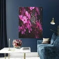 thumbnail image 5 of Kdxio Pink Blossoms Butterfly Pattern Canvas Wall Art 12x16 Inches - Waterproof HD Print Solid Wood Frame for Living Room & Bathroom,Vertical, 5 of 8