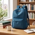 thumbnail image 6 of Solid Color Schoolbag Large Capacity Backpack for Students Daily Use, 6 of 6