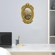 thumbnail image 4 of fotografía de decoración dorado oval tallado adorno de resina, soporte de imagen vintage colgante para cocina decoración para hogar cine, 4 of 9