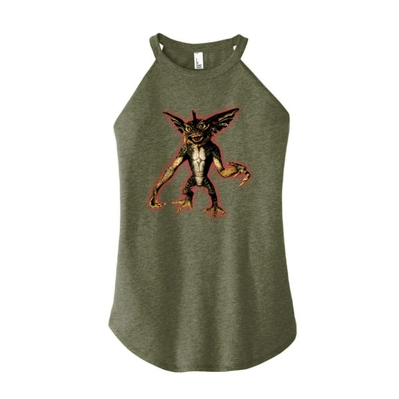 Gremlins - Grim Glowing Evil - Juniors High Neck Tank Top