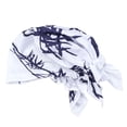 thumbnail image 2 of 1PC Chef Hat Waiter Uniform Bakery BBQ Grill Hat Restaurant Cook Work Hat (White Bamboo), 2 of 6