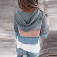 thumbnail image 5 of Xudanell Oversized Hoodies for Women Patchwork Womens Clothes Fleece Sweatshirts Fall Hollow Out Pullover, 5 of 7