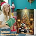 thumbnail image 5 of Christmas Advent Calendar, 24 Days 2D Panda Christmas Countdown Calendar, Acrylic Hanging Gifts, 5 of 6