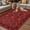 Red, variant on Red Boho Outdoor Rug for Patio/Deck/Porch, Non-Slip Large Area Rug 5 x 8 Ft, Country Tribe Ethnic Geometric Stripes Art Indoor Outdoor Rugs Washable Area Rugs, Reversible Camping Rug Carpet Runner