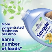 Snuggle SuperFresh Liquid Fabric Softener, Odor Eliminating, Morning Breeze, 40 Loads