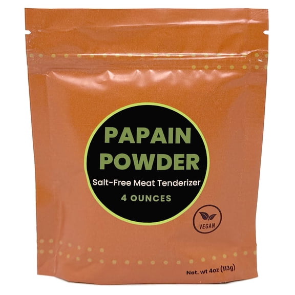 crait Papain Powder 35 TU/mg, Salt-Free Papain Meat Tenderizer Powder Derived from Papaya 4 Ounce