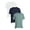 Dark Navy/Greyed Teal/Vivid White, variant on Men's & Big Men's Classic Fit 3-Pack Crewneck Tee with Short Sleeves, Sizes XS-3XL