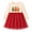 34-White/Red, variant on HILEELANG Toddler Girls Peter Pan Collar Apple Dress, Long Sleeve 4Y