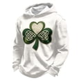 thumbnail image 3 of Ceisia Men's Loose Hooded Long Sleeve Waffle Knit Casual Top Green XXXXL Gifts, 3 of 3