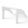 thumbnail image 6 of WestinTrends Malibu Outdoor Adirondack Style Ottoman, White, 6 of 15