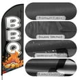thumbnail image 2 of Qsum 8ft Polyester BBQ Sign Feather Outoor Flag, 2 of 5