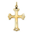 thumbnail image 4 of FB Jewels Sterling Silver Rhodium-plated & Gold-tone Cross Pendant, 4 of 4