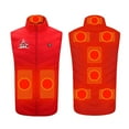 thumbnail image 2 of Gamivast Heated Vest Men Women 6XL Quilted Jackets with Multiple Heating Zones and 3-Levels Lightweight Zip up Stand Collar Warm Coats Washable USB Hiking Outerwear no Power Bank, 2 of 5