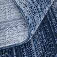 thumbnail image 6 of Feizy Deja Modern Solid, Blue/Silver, 2'6" x 7'3" Runner Easy Care Stain Resistant Pet & Kid Friendly Casual Floor Rug for Living room Bedroom, 6 of 8