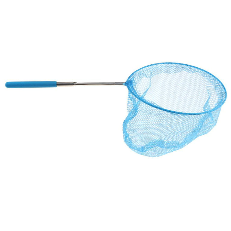 2x Telescopic Butterfly Net Extendable from 14 to 333 inch for Kids S Outdoor Garden Activities, Size: As described, Blue
