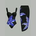 thumbnail image 7 of Riecok Swimsuit for Women 2 Piece with Cover up Beach Skirt Bathing Suits Floral Print Swim Suit Summer Beach Swimwear, 7 of 7