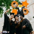 thumbnail image 3 of PMU Graduation Jumping Smiley Grad Balloon Bouquet | Jumping Grad Mylar Balloons | Jump for Joy Graduation Smiley Grad Balloon | Grad Foil Balloons | Orange (5/Pkg) Pkg/1, 3 of 8