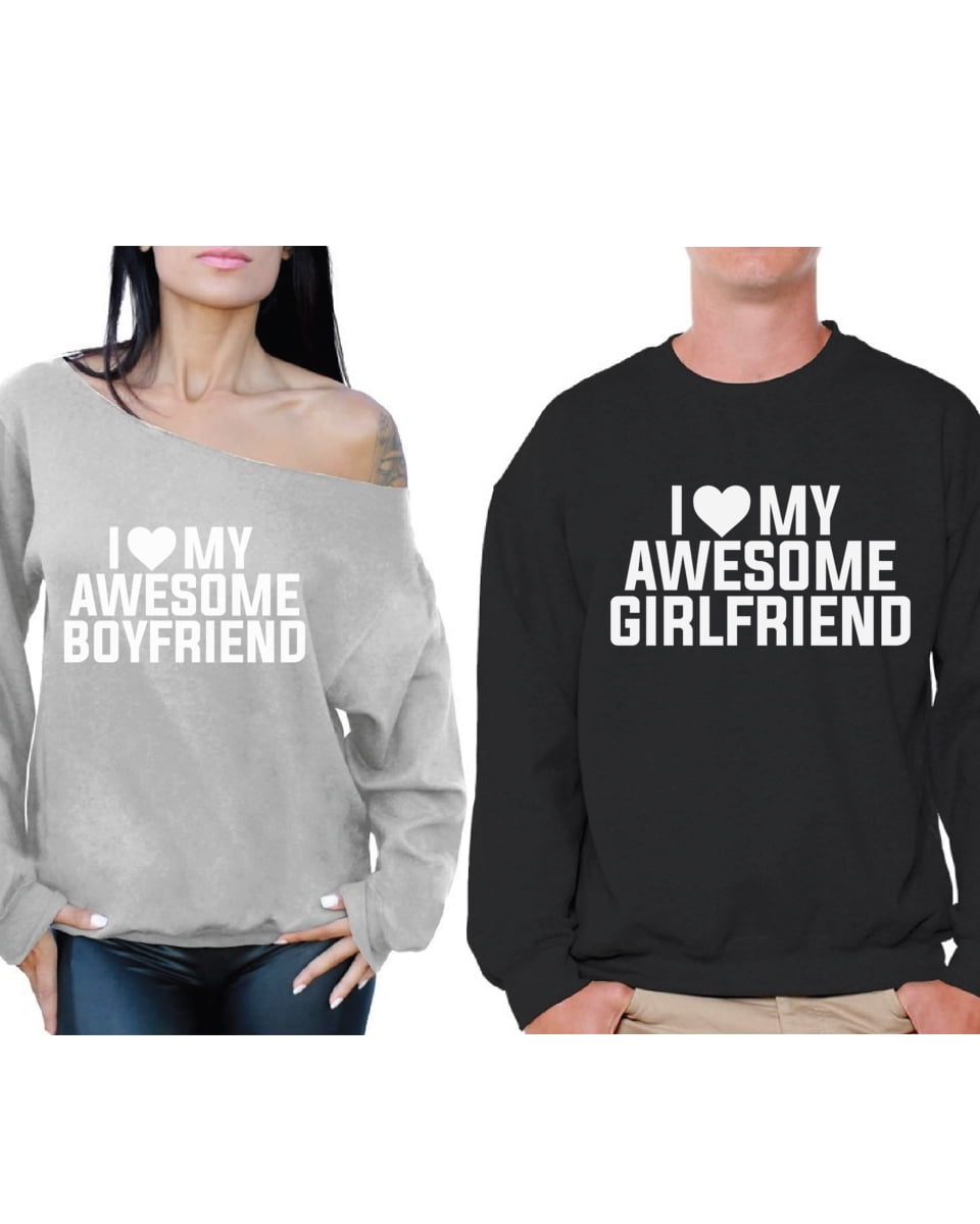Awkward Styles Awkward Styles Couple Sweatshirts Girlfriend