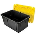 Greenmade 4 Pack HeavyDuty Plastic Storage Boxes with Lids, 27 Gallon