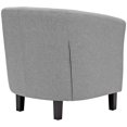 thumbnail image 4 of Modern Contemporary Urban Design Living Lounge Room Armchair, Grey Gray, Fabric, 4 of 5