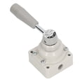 thumbnail image 1 of Manual Rotary Valve with Handle 3 Position 4 Way Reversing Bidirectional Flow Control Valve, 1 of 22