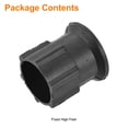 thumbnail image 3 of Uxcell 1Pcs 1.18 inch Faucet Nut Fixed Base, Plastic Fixing Nut Tap Fastener, Black, 3 of 5