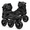 Black-Men7/Women8/26cm, variant on Black Men7/Women8/26cm 3 Wheel Inline Skates for Adult Fitness Speed Racing