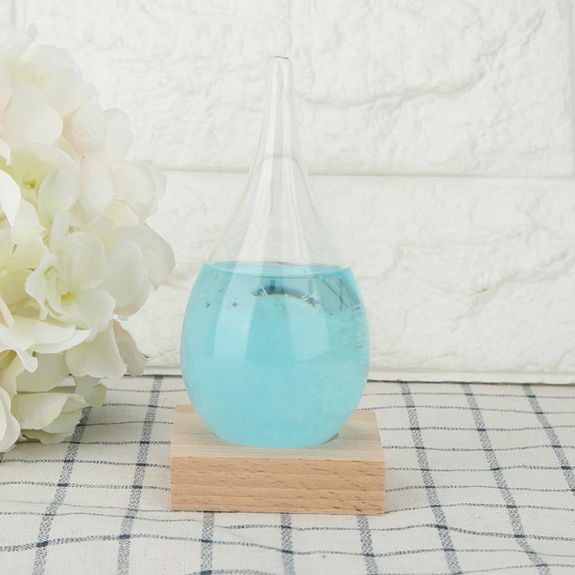 Decoración de Vidrio Meteorológico de 12.5 cm, Vidrio Meteorológico, Innovador para la decoración