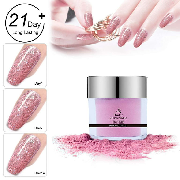 10ml Dipping Nail Powder Nail Glitter Dust Natural Dry Dip Manicure Matte  New