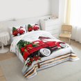 thumbnail image 3 of Castle Fairy 3-Piece Queen Comforter Set - Red Truck Christmas Tree Cabin, 3 of 8