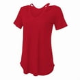 thumbnail image 2 of Boxercraft Women's Moxie T-Shirt in Red 3XL | T53, 2 of 7