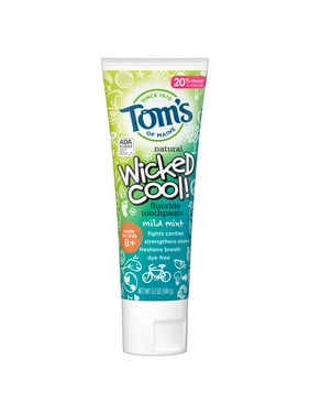 Tom's of Maine Wicked Cool! Mild Mint Anticavity Toothpaste, 5.1oz