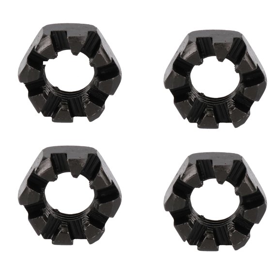 3/4" BSF Slotted Castle Nut Trailer Wheel Hubs Castellated Hub Bearing 4 Pack