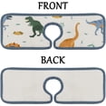 thumbnail image 4 of GZHJMY 3PCS Faucet Absorbent Mat, Cute Dinosaurs Cool Washable Sink Splash Guard Drip Catcher, Kitchen Bath Countertop Microfiber Sink Drying Mats for Kitchen, 4 of 7