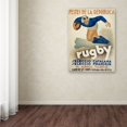 thumbnail image 4 of Trademark Fine Art "Rugby" Canvas Art by Vintage Apple Collection, 4 of 4