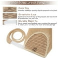 thumbnail image 5 of SEGO Clip in Hair Extensions 100% Remy Human Hair Wrap Around Ponytail Extension Thick Long Straight Black Hairpiece with Comb Magic Paste Pony Tail, 5 of 8