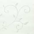 thumbnail image 6 of Chanasya White Ivory Sheer Curtains for Living Room - 63 Inch Panels - Embroidered Luxury Vine Patterned Voile Chic Sheer Curtain Panels for Bedroom Kitchen Dining Room - Light Filtering 2 Panel Set, 6 of 6