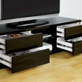 thumbnail image 4 of Furniture of America Nye Modern Wood 4-Drawer TV Stand in Black, 4 of 4