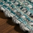 thumbnail image 2 of Berkley Darton Area Rug BD1 Bd1 Turquoise Turquoise Tonal Striped 3' 6" x 5' 6" Rectangle, 2 of 2