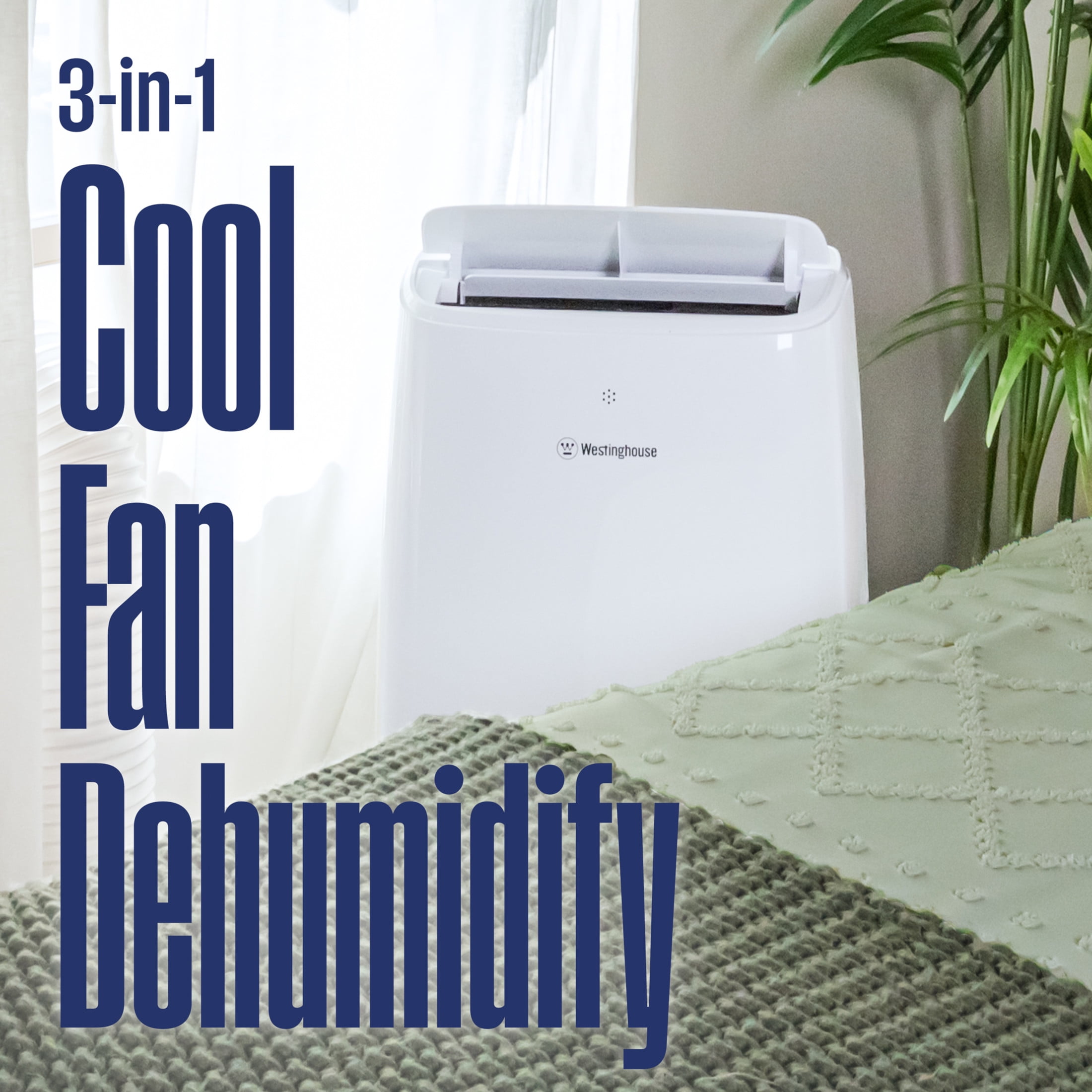 Restored Westinghouse 14,000 BTU Portable Air Conditioner with Dehumidifier with Remote & Smart App, up to 700 Sq Ft (Refurbished)